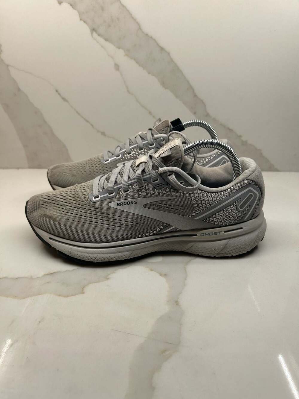 Brooks Ghost 14 Gray Alloy Running Shoes (Size: 9)